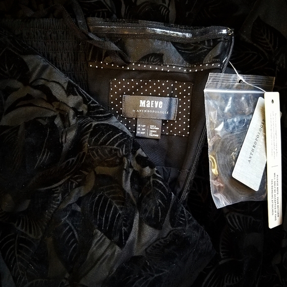 NWT ANTHROPOLOGIE JACQUARD RETRO DRESS - Picture 8 of 9